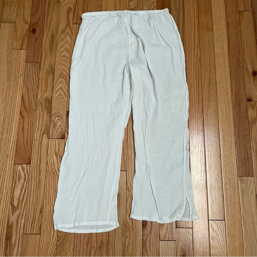 Cotton Crinkle Capris Size 8.